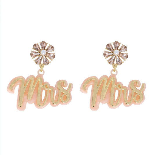 Mrs. Acrylic Earrings