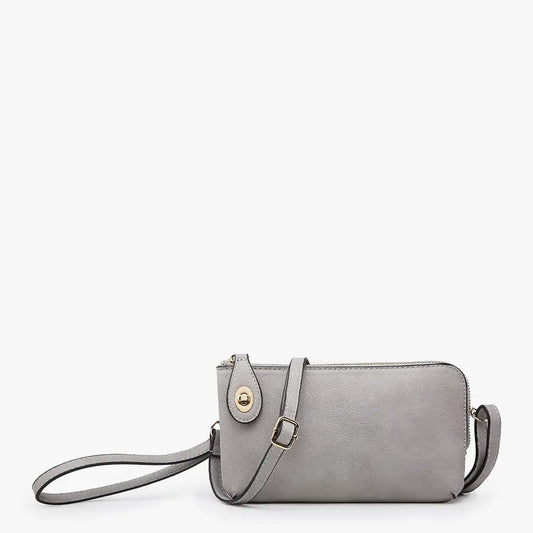 Light Grey Kendall Crossbody/Wristlet