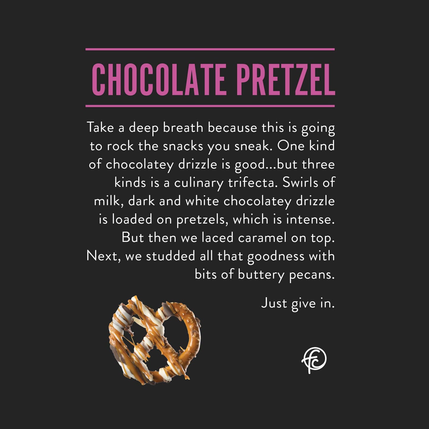 Chocolate Pretzel 5oz Bags | Chocolate Pretzels