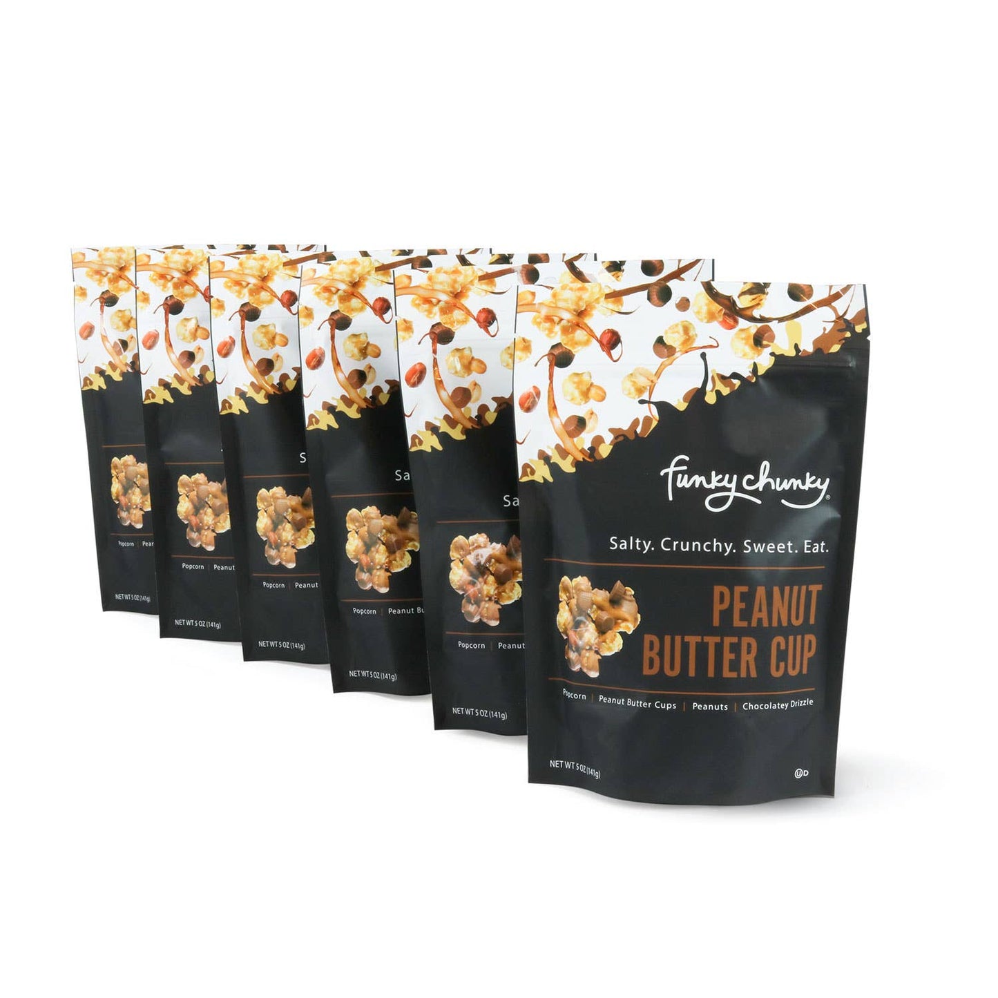 Peanut Butter Cup 5oz Bags | Chocolate Popcorn