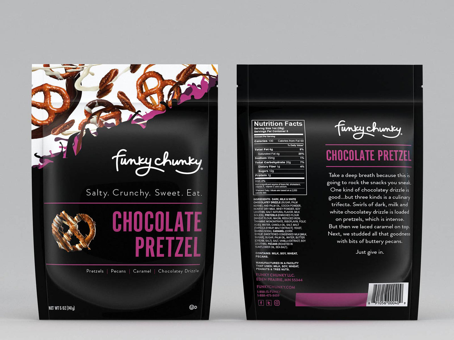 Chocolate Pretzel 5oz Bags | Chocolate Pretzels