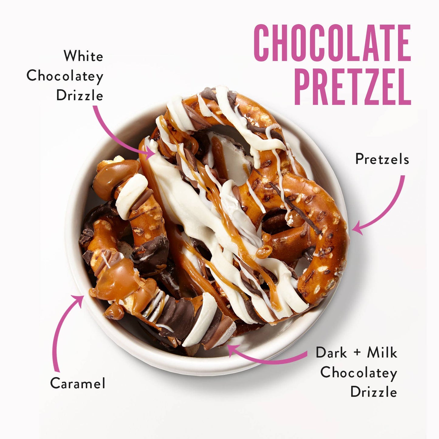 Chocolate Pretzel 5oz Bags | Chocolate Pretzels