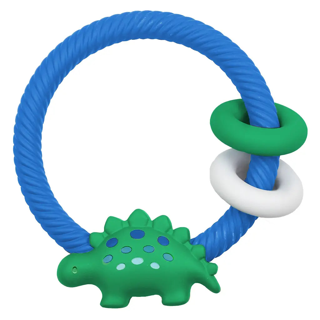 Ritzy Rattle™ Silicone Teether Rattles-Dino