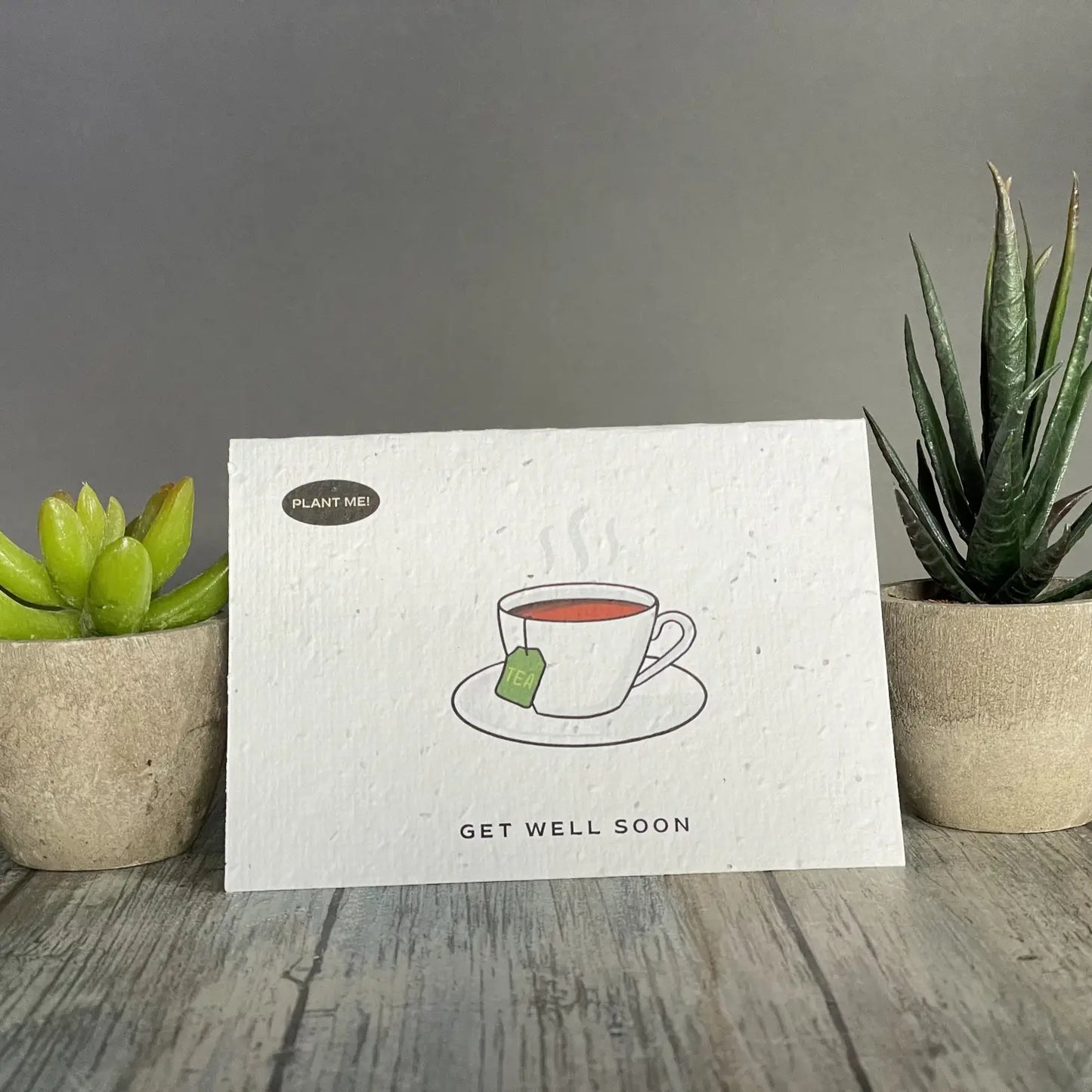 Get Well Soon Plantable Greeting Card