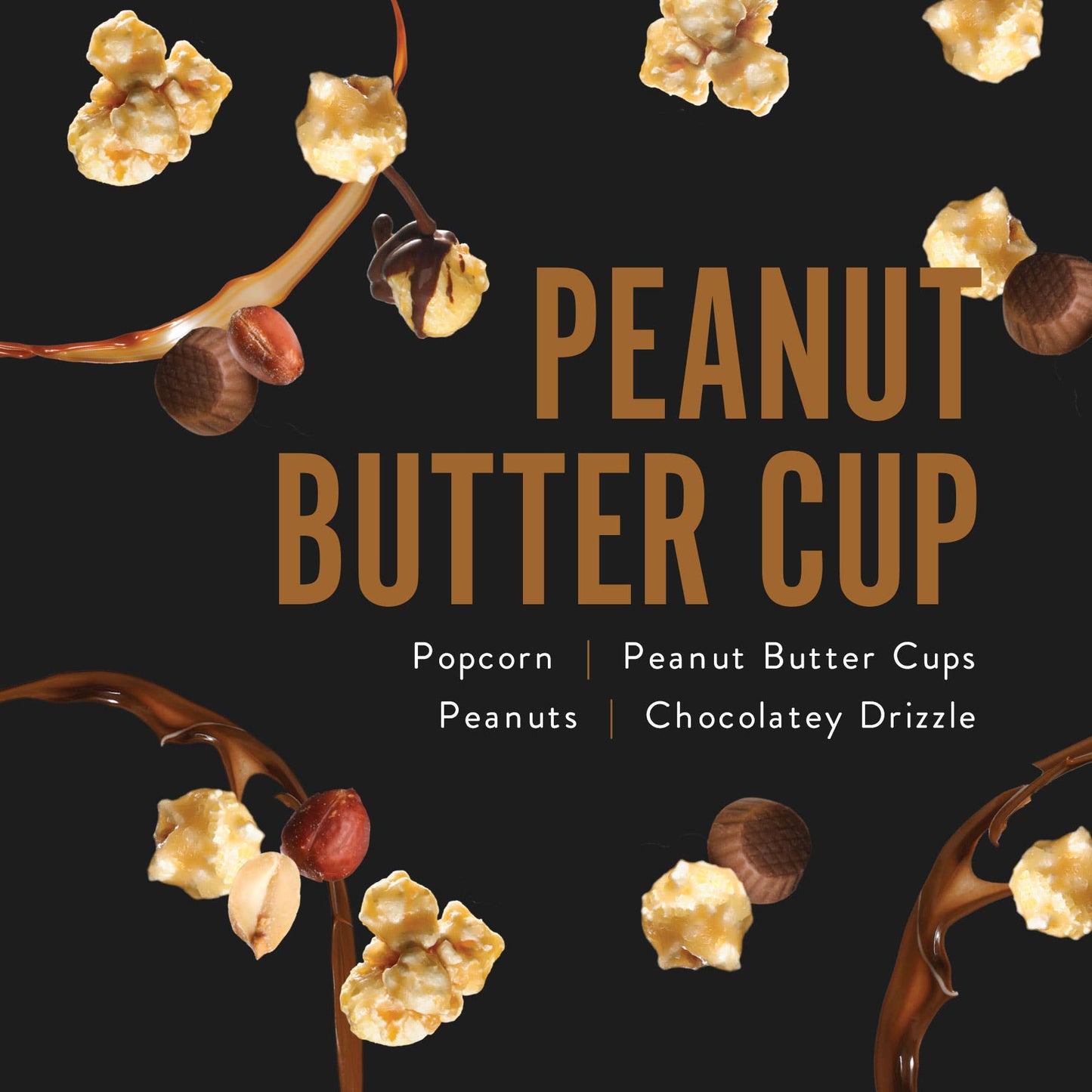 Peanut Butter Cup 5oz Bags | Chocolate Popcorn