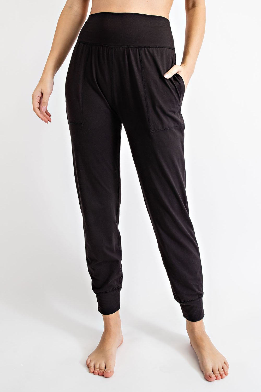 Black Buttery Soft Joggers