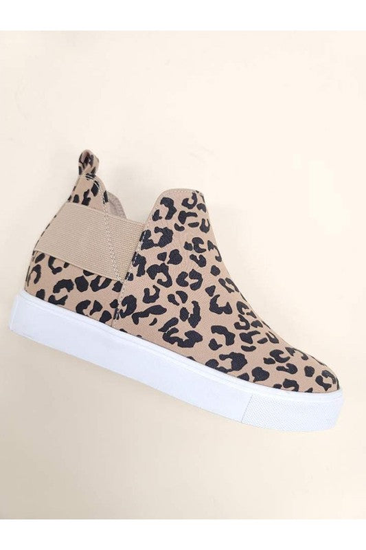 Leopard Tan Sneakers