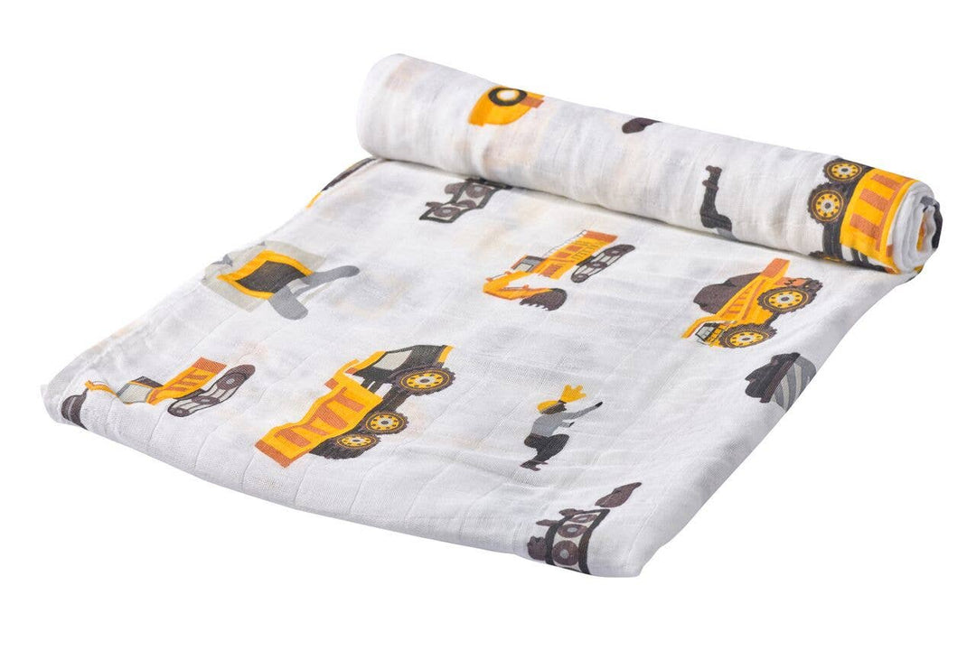 Dump Trucks and Diggers Swaddle
