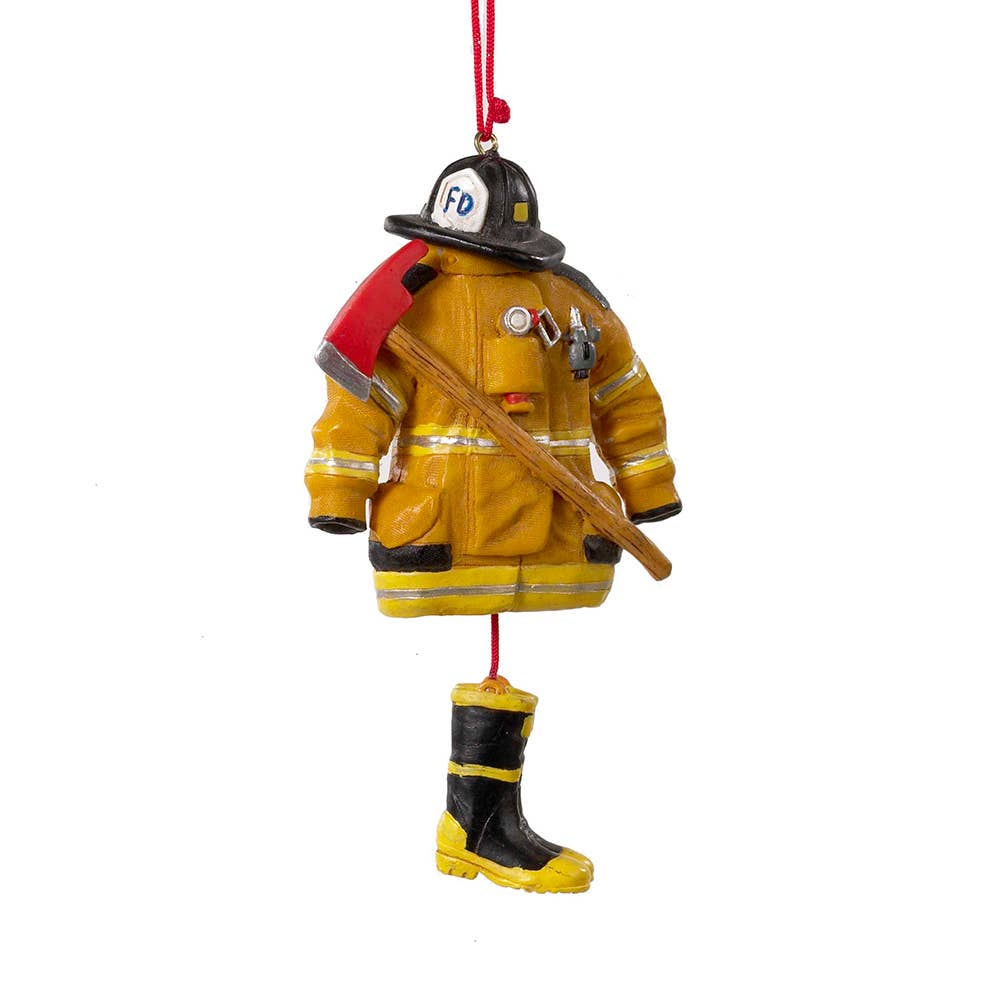 4.5"Resin Fireman Ornament