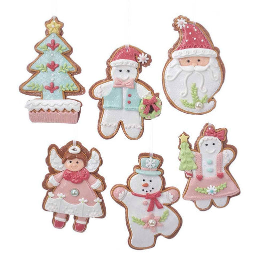 5" Pastel Holiday Ornaments