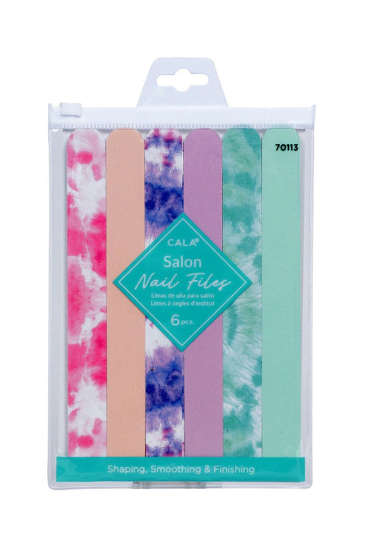 Tie Dye 6 pc. Nail File Set