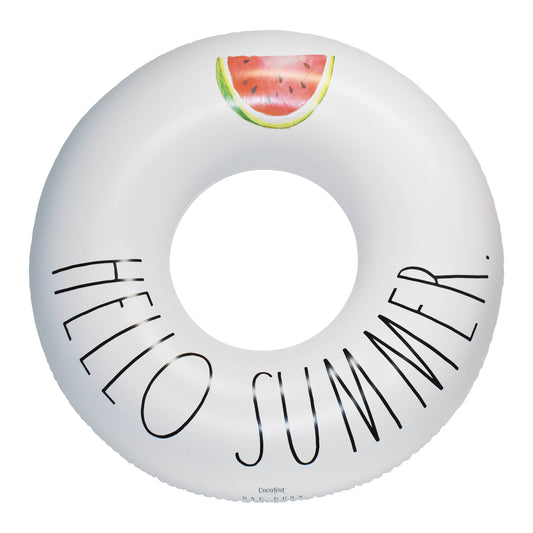 Rae Dunn - 48" Ring Float - HELLO SUMMER.