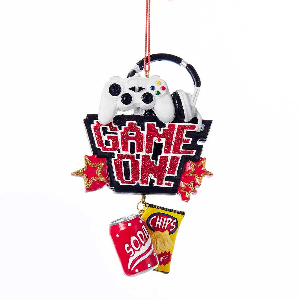 4.75" Resin Game On! Ornament