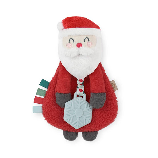 Itzy Lovey™ Holiday Santa Plush + Teether Toy