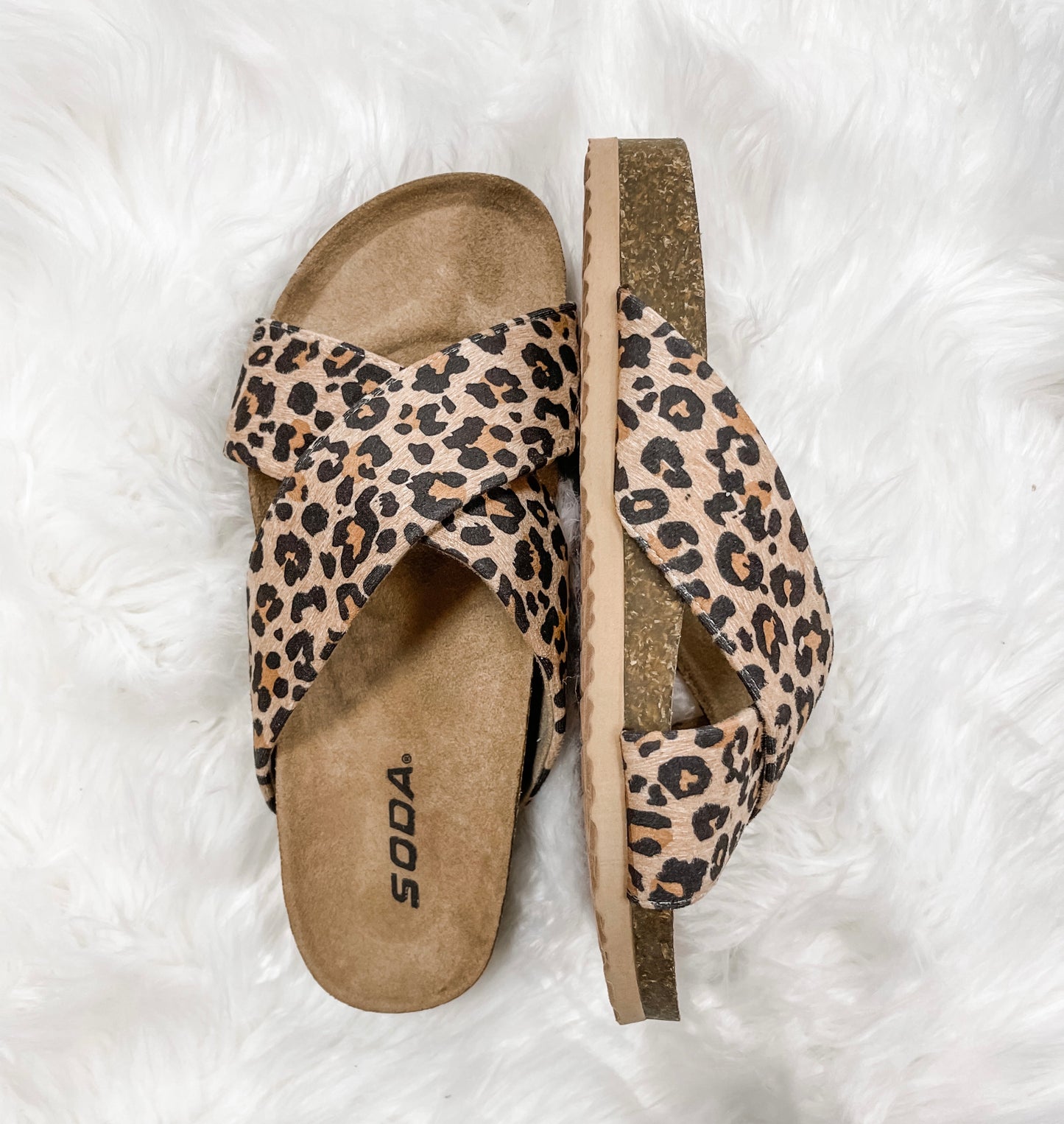 Midge- Leopard Sandals