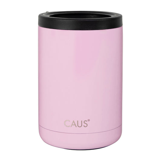 Caus Stainless Steel Can Cooler with Lid